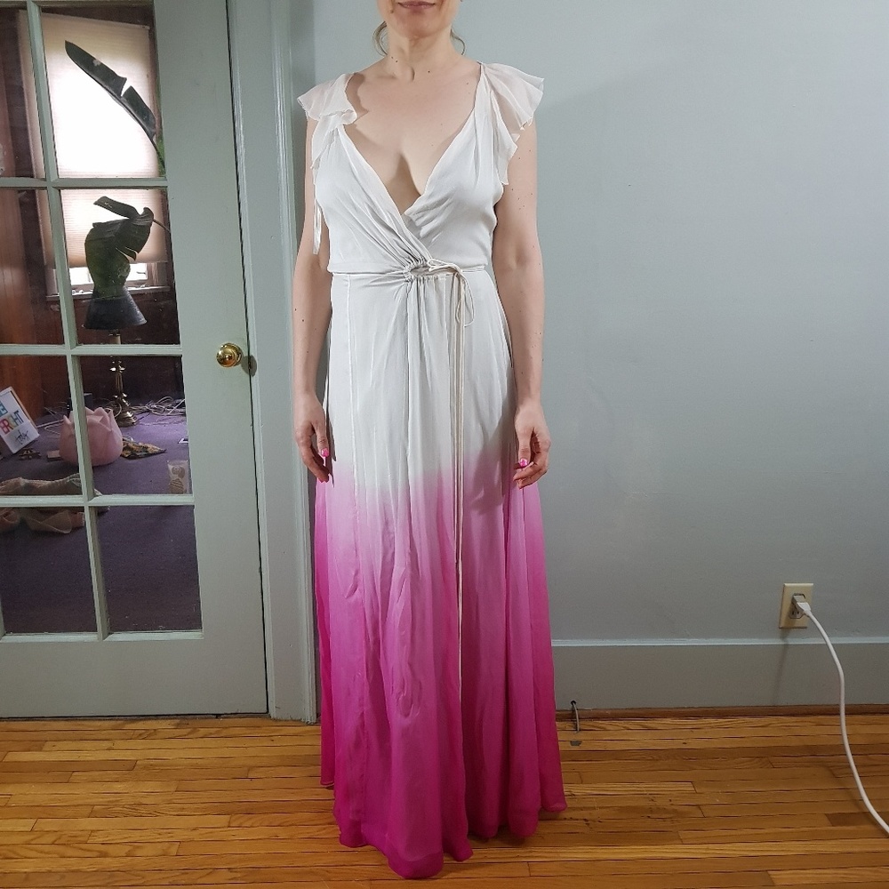 DVF pink ombre dress